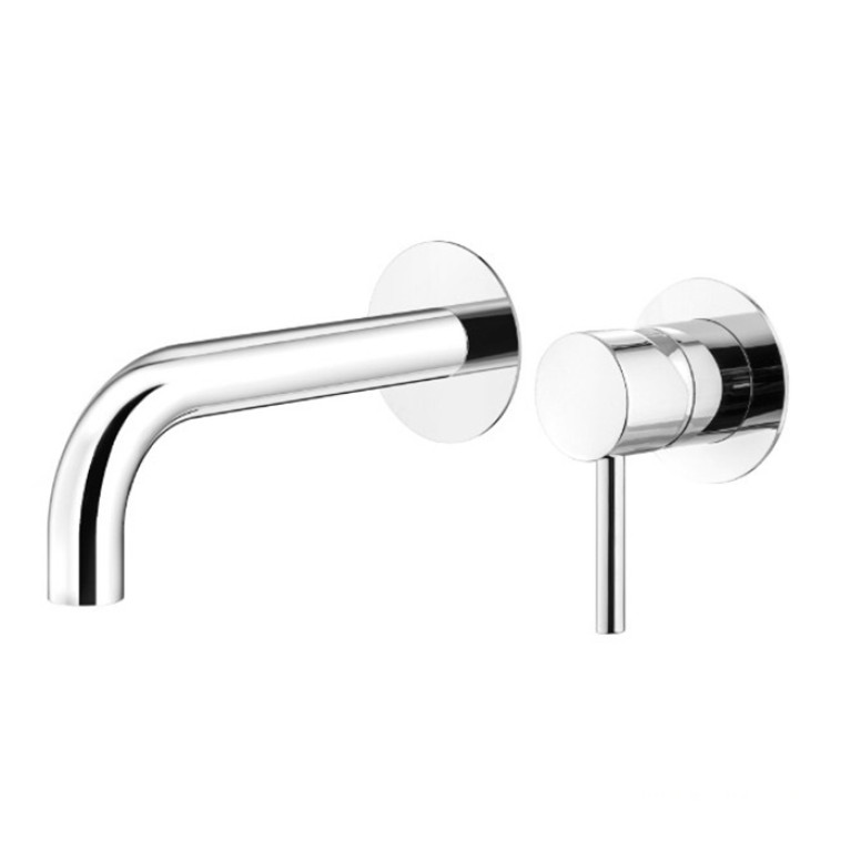 Plumberia Selection IXO Комплект смесителя для раковины, излив 210 мм,накладка диам.70мм, c внутр. частью, хром (XO1111CR+SPT0058CR+INT1135)
