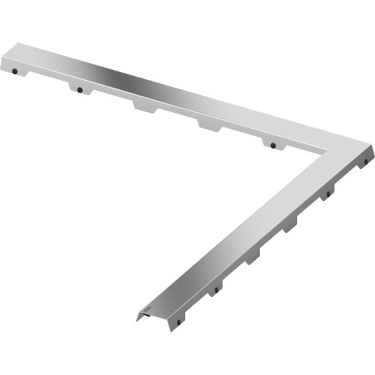 TECE Реш. угл. steel II, 1000х1000 мм, нерж. сталь, пол.