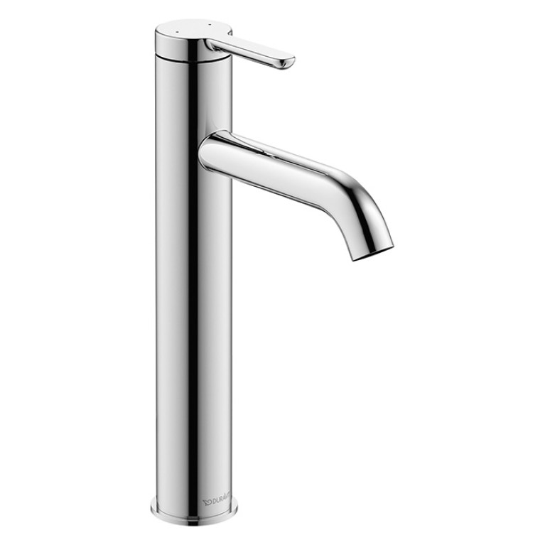 Duravit C.1 Смеситель для раковины на 1 отв. высокий h=262 мм, излив 136мм, цвет: хром