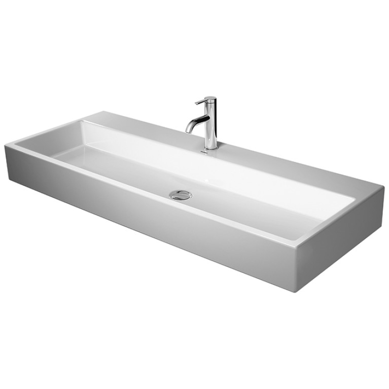 Duravit Vero Air Раковина 120 cm,  без перелива, с площадкой, с 1 отв. под смеситель, Цвет белый