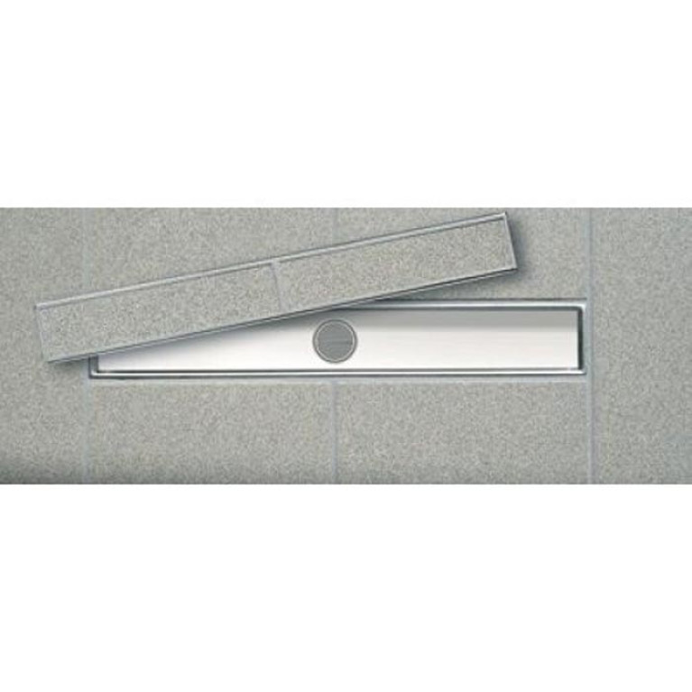TECE Лоток plate, 1000 мм, основа для плитки, нержавеющая сталь, полированная