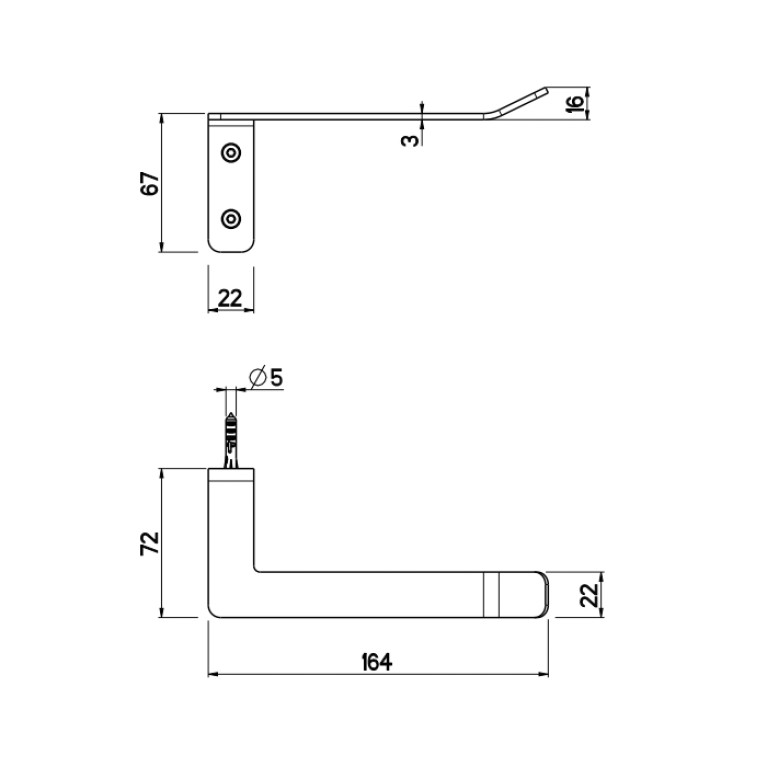 QuadroDesign Аксессуары QA1401AS Держатель для туалетной бумаги, цвет Brushed Stainless Steel