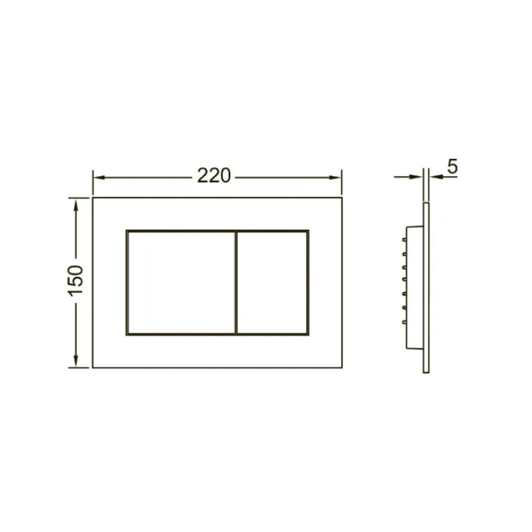TECE Комплект (4в1) TECEbase 3.0 c кронштейнами, звукоизоляция, панель смыва TECEnow белая матовая (латунный вентиль)