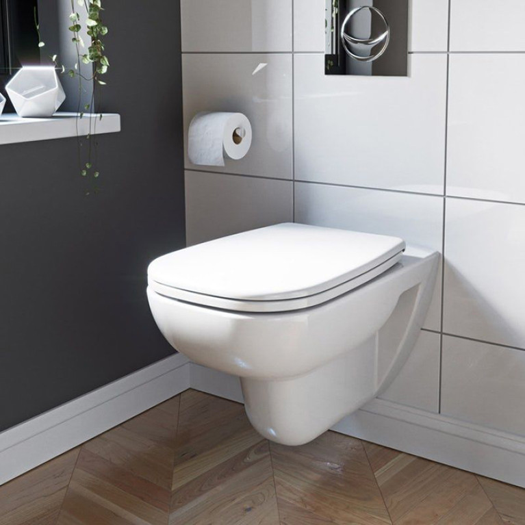 Duravit Сет D-Code с микролифтом состоит из: унитаз подвесной 25350900002 + сиденье- микролифт  0067390000 (Спец.цена из наличия)