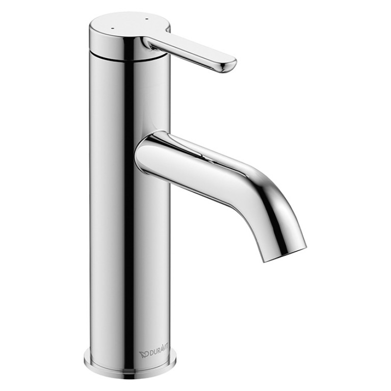 Duravit C.1 Смеситель для раковины на 1 отв., излив 113мм, цвет: хром