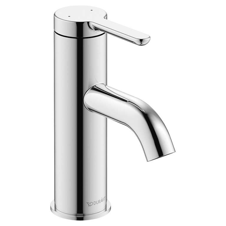 Duravit C.1 Смеситель для раковины на 1 отв., излив 91мм, цвет: хром