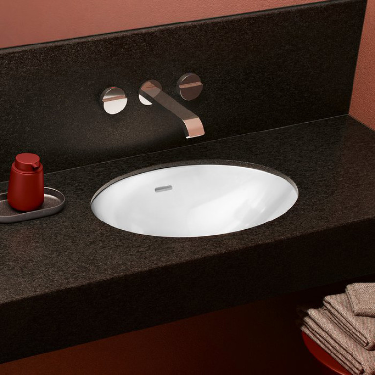VilleroyBoch LoopFriends Раковина встр. под столешницу 485*325*215, с переливом, цвет альпийский белый