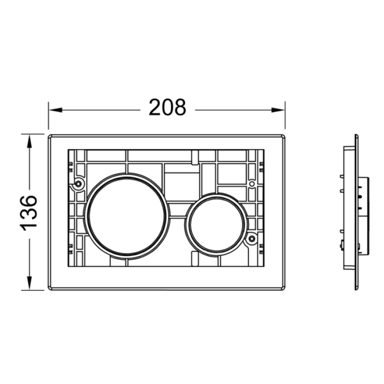 TECE Клавиши TECEloop, цвет - белый , антибактериальный
