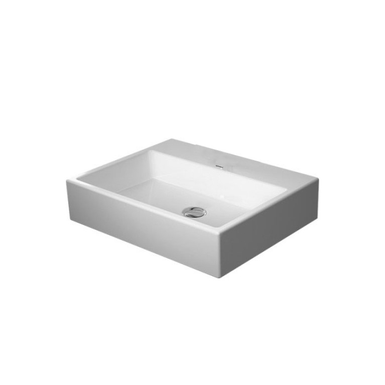 Duravit Vero Air Раковина 60cm,  без перелива, с площадкой, без отв. под смеситель,  на столешницу, Цвет белый
