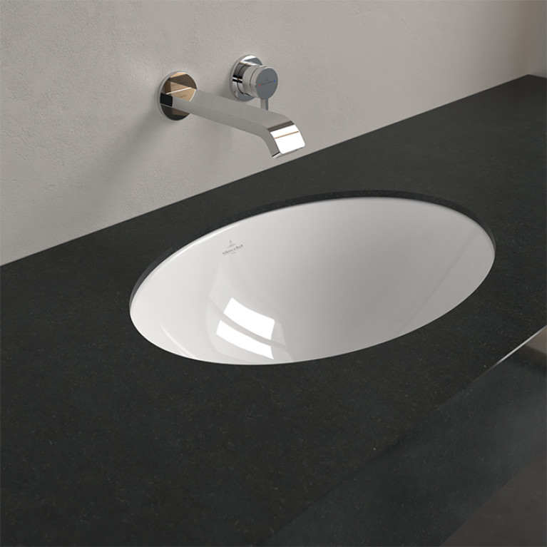 VilleroyBoch LoopFriends Раковина встр. под столешницу 485*325*215, с переливом, цвет альпийский белый