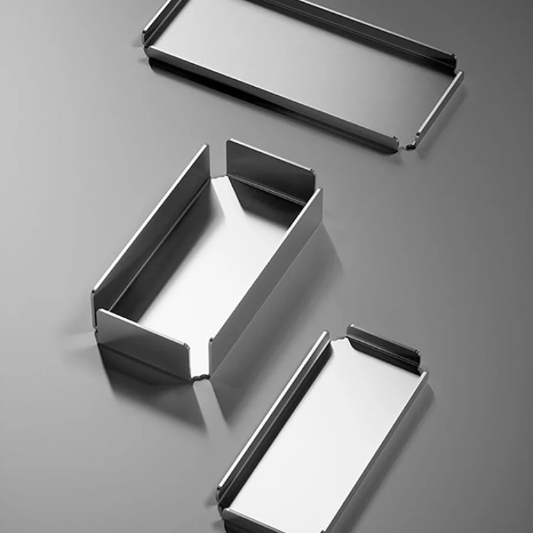 QuadroDesign Аксессуары QA1902AS Поднос 253х128хh53мм, цвет Brushed Stainless Steel