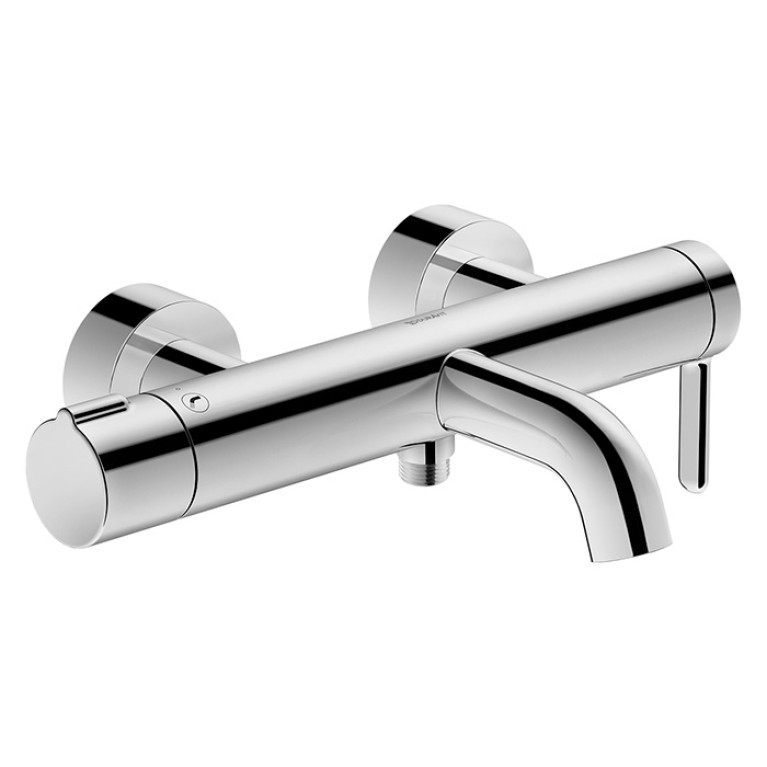 Duravit C.1 Смеситель для ванны настенный с клапаном, цвет: хром