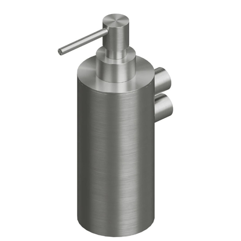 QuadroDesign Аксессуары QA304AS Дозатор для мыла настенный, цвет Brushed Stainless Steel