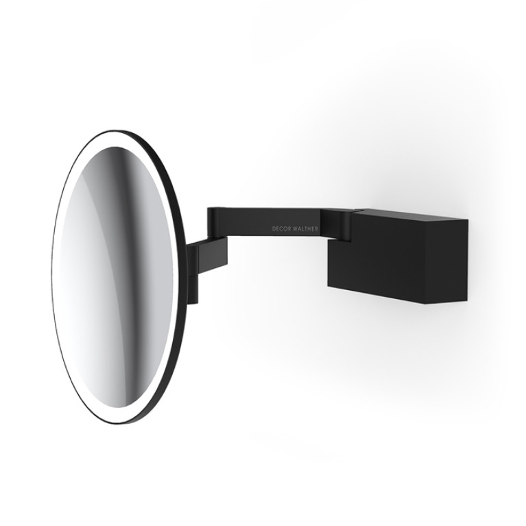 Decor Walther VISION R Косметическое зеркало, черный матовый