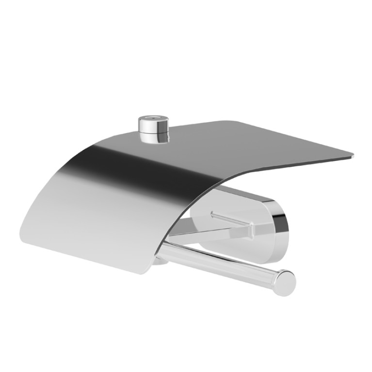 Newform Accessories Держатель для бумаги правосторонний настенного монтажа с крышкой, цвет: хром