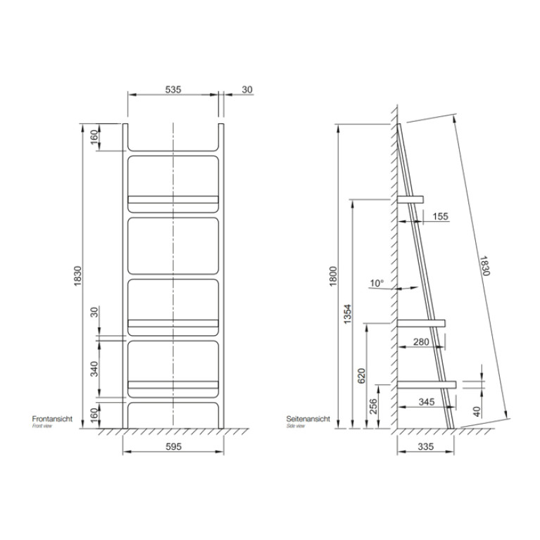 Decor Walther Basket Tab2 Лоток универсальный 30x16см, цвет: ротанг светлый