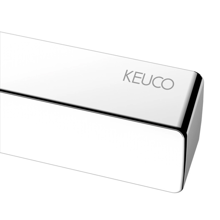 Keuco AVENO Держатель т/б, открытый, с тормозом рулона, рулон до 100&nbsp;мм, скрытый крепеж в к-те для привинчивания или приклеивания цвет:  хром