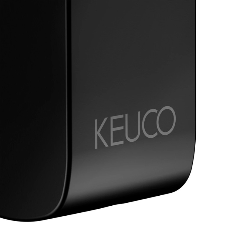 Keuco AVENO Крючок для полотенца, скрытый крепеж в к-те для привинчивания или приклеивания цвет: черный матовый