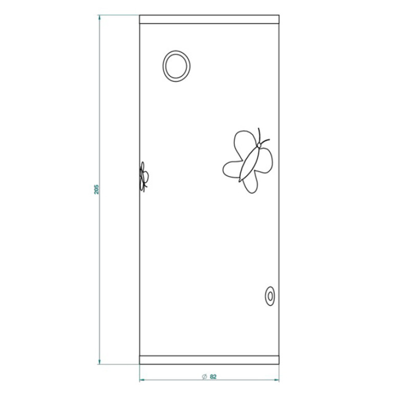 THG CAPUCINE VERT DECOR PLATINE Коробка для таблеток керамическая, квадратная 55х55 мм., настольная, декор платина/зеленый, цвет белый