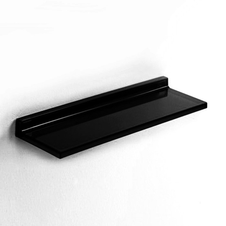 Kartell by laufen полка настенная Shellfish 450x155x40 мм, пластик, черный