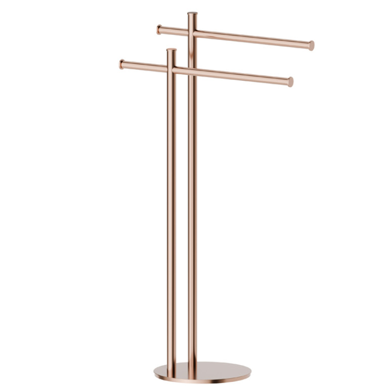 Newform Accessories Держатель для полотенец отдельностоящий, цвет: PVD copper bronze