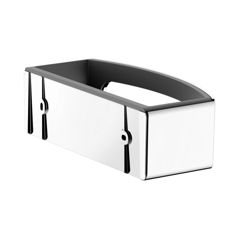 Keuco ELEGANCE Полочка для душа, съемная вставка (небьющаяся и нечувств. к УФ), скрытый крепеж в к-те цвет:  anthracite/хром