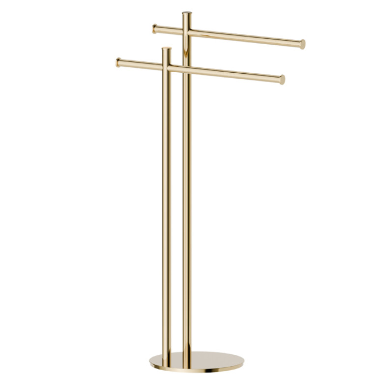 Newform Accessories Держатель для полотенец отдельностоящий, цвет: PVD glossy gold