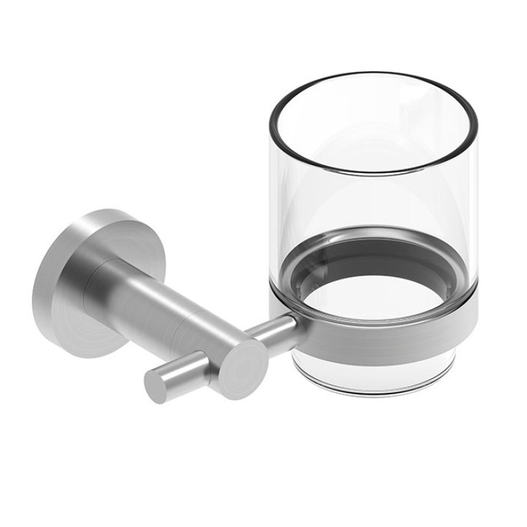 NEMO NM-01021BN Стакан настенный, BRUSH NICKEL