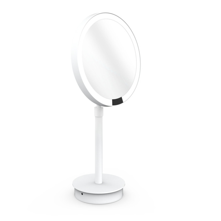 Decor Walther JUST LOOK PLUS SR 5X LED Косметическое зеркало с подсветкой, на аккумуляторе, цвет белый матовый
