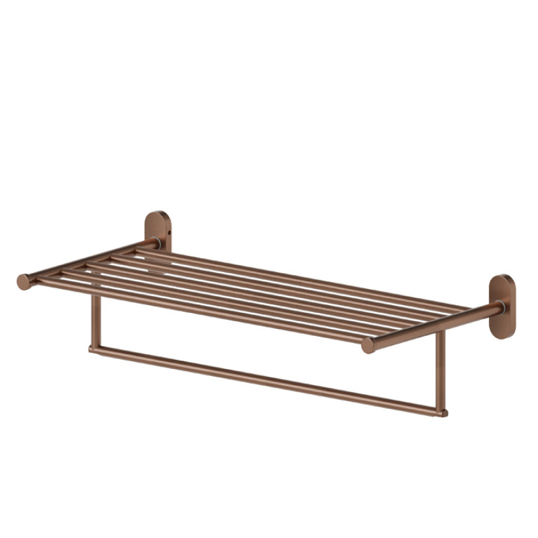 Newform Accessoriess Полка для полотенец, цвет: PVD brushed copper bronze