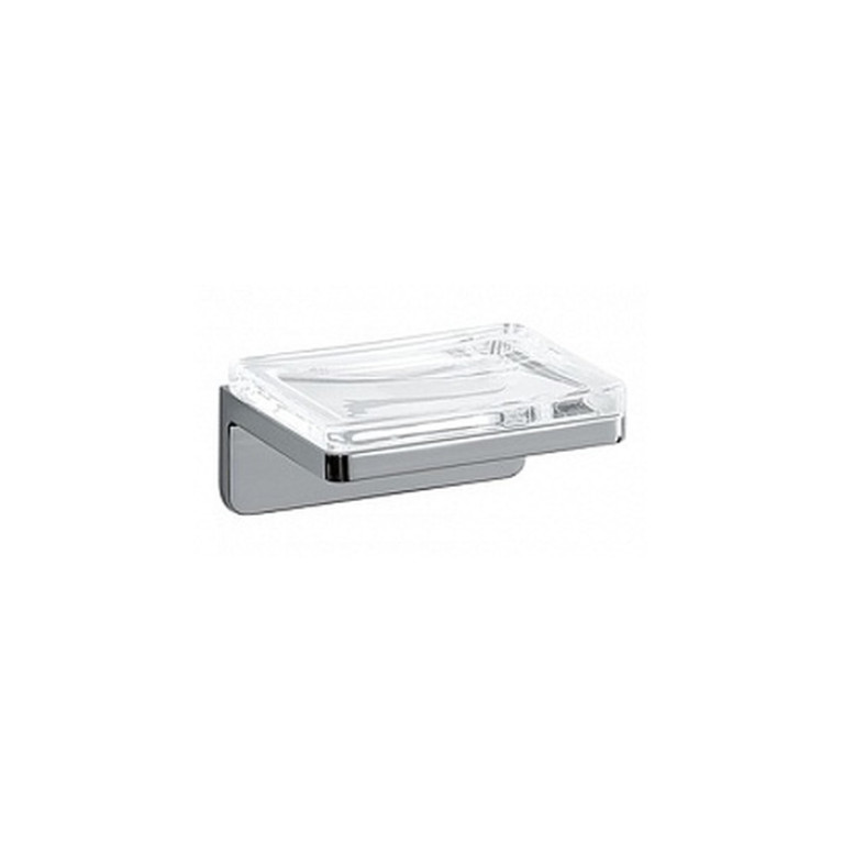Laufen LB3 мыльница со стеклянным блюдцем, настенное крепление, цвет хром