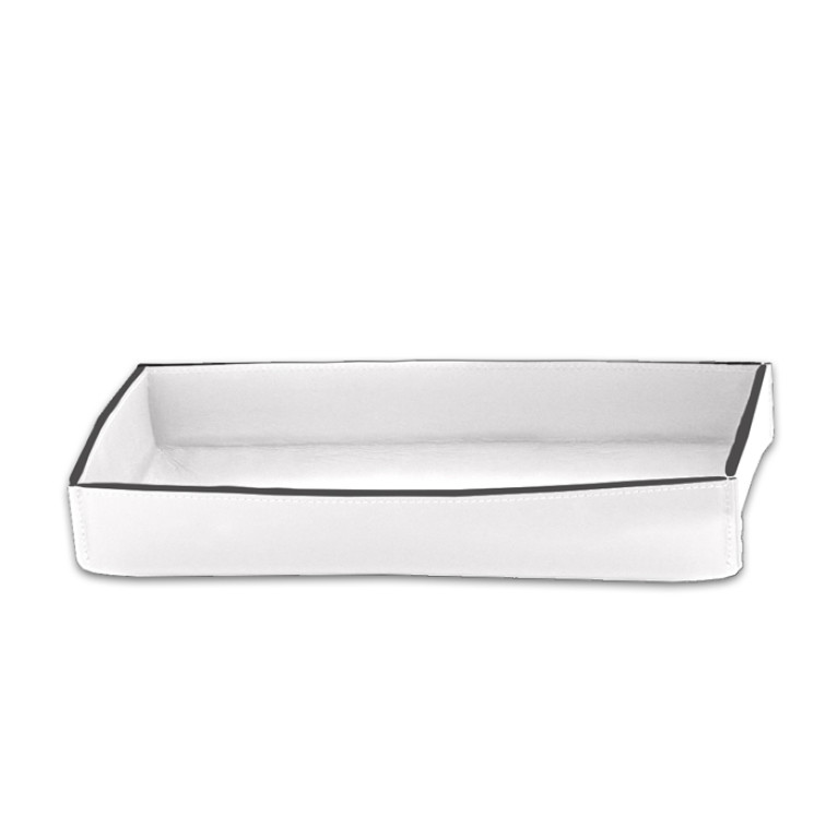 Decor Walther NAPPA TAB S  Лоток - Натуральная кожа NAPPA белоснежный