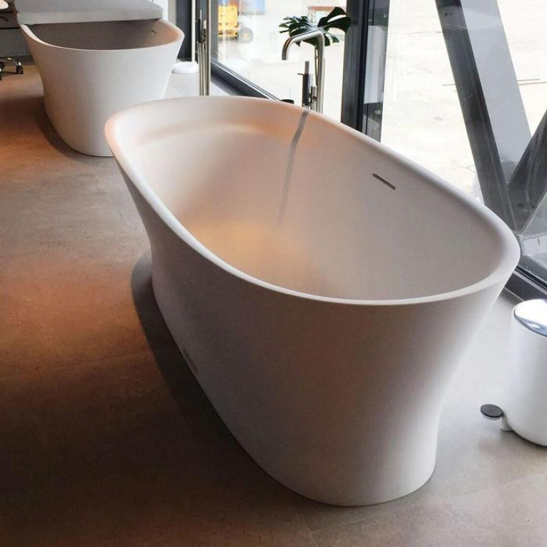 Duravit Cape Cod Ванна 1855х885 мм, отдельностоящая с бесшовной панелью и ножками с одним наклоном для спины со спец. сливом и перел. DURA SOLID A