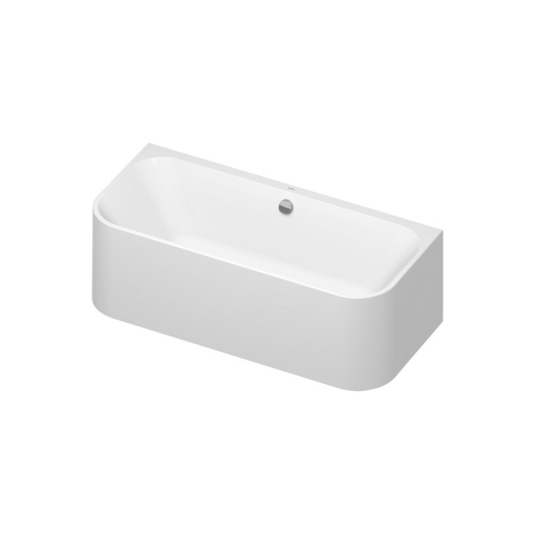 DURAVIT Happy D2 Ванна 1800х800 мм, пристенный вариант с двумя наклонами для спины, с интегр акрилов панелью  и ножками, цвет белый
