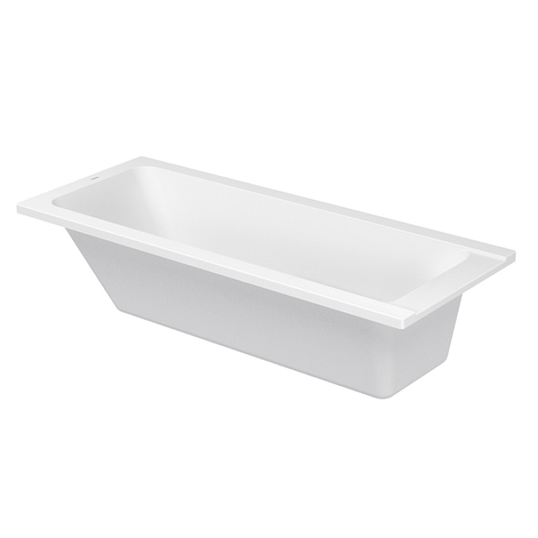 Duravit D-Code  Ванна акриловая 1700х700 мм см, встраиваемая, с 1 наклоном для спины, выпуск в зоне ног, цвет белый (Спец.цена из наличия)