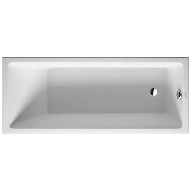 Duravit Vero Air Ванна  акриловая 1700x700мм, встраиваемая , с 1 наклоном для спины, цвет белый