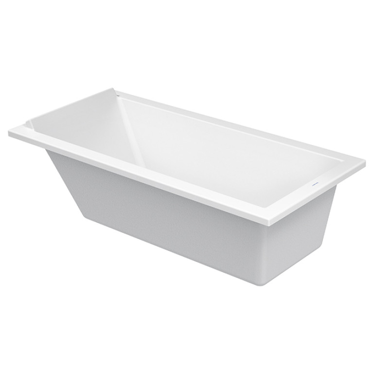 Duravit STARCK Ванна акриловая  прямоугольный вариант 1700x800х460 mm, встраиваемая или с панелями , с 1 наклоном  для спины ,  цвет белый