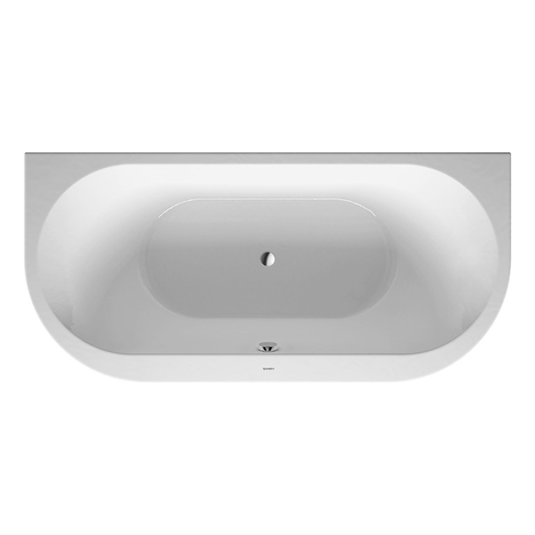 Duravit Darling New  Ванна 1900х900 мм, акриловая, пристенный вариант, с панельюи ножками,с 2 наклонами для спины, цвет белый