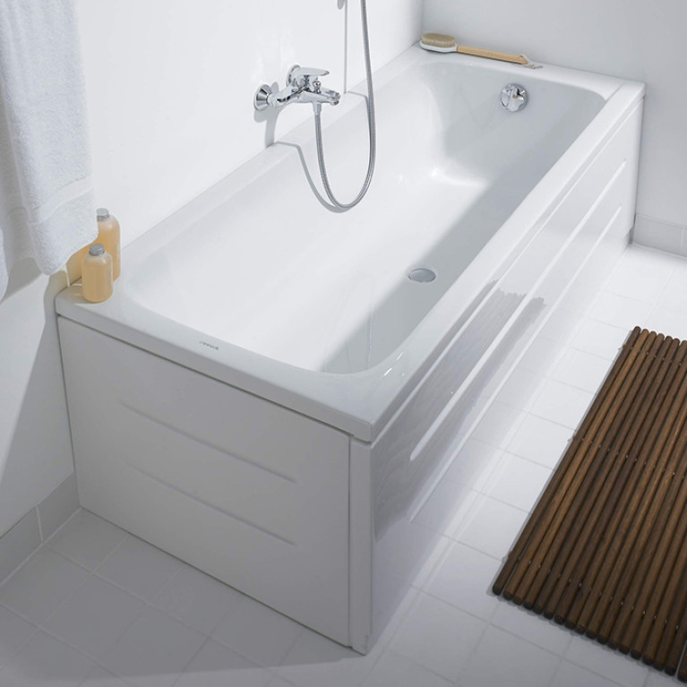 Duravit D-Code  Ванна акриловая 1800х800 мм , встр., с 2 наклонами, выпуск центр, цвет белый (без ножек и слива-перелива) (Спец.цена из наличия)