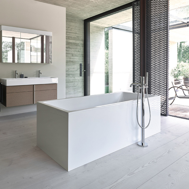 Duravit Vero Air Ванна  акриловая 1700x700мм, встраиваемая , с 1 наклоном для спины, цвет белый