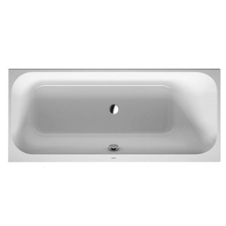 Duravit Happy D.2 Ванна акриловая  1600х700 мм, прямоугольная .встраиваемая  версия , с наклоном для  спины справа, цвет белый