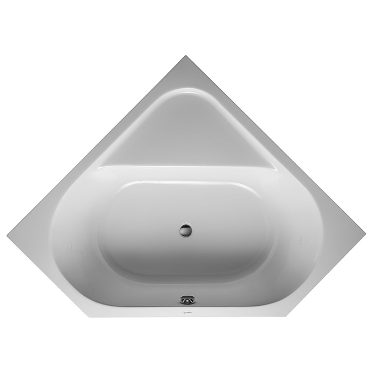 DURAVIT D-CODE Ванна угловая 1400х1400 мм., встраиваемая версия, акрил, цвет белый
