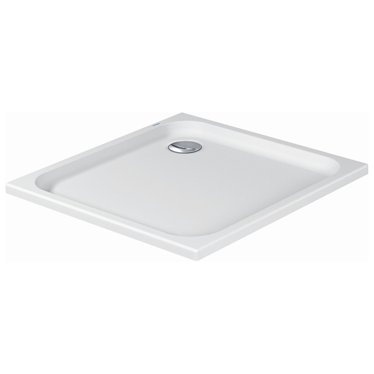 Duravit  D-Code Поддон акриловый квадратный  900x900х85mm, d90, цвет белый