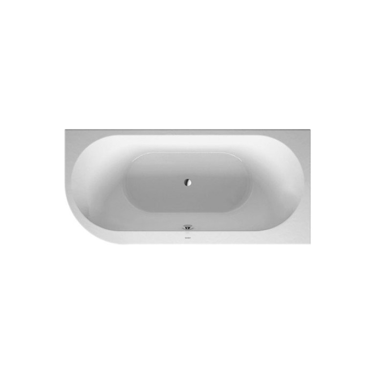 Duravit Darling New  Ванна 1900х900 мм, акриловая, угол справа, с панельюи ножками,с 2 наклонами для спины, цвет белый