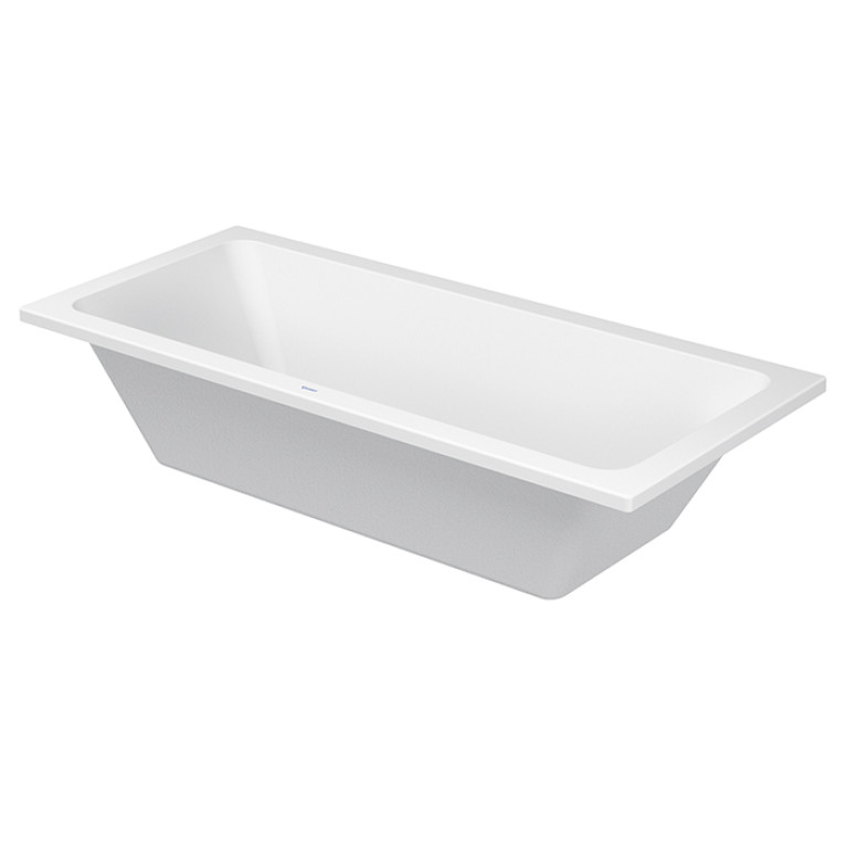 Duravit D-Code  Ванна акриловая 1800х800 мм , встр., с 2 наклонами, выпуск центр, цвет белый (без ножек и слива-перелива) (Спец.цена из наличия)