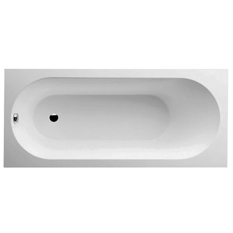 VilleroyBoch Oberon Ванна встраиваемая 1700*700*450, к-т ножек, материал: Quaryl, цвет: альпийский белый