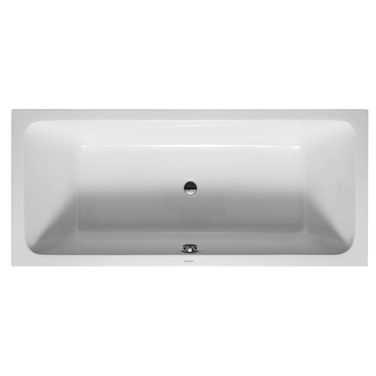 Duravit D-Code  Ванна акриловая 1800х800 мм , встр., с 2 наклонами, выпуск центр, цвет белый (без ножек и слива-перелива) (Спец.цена из наличия)