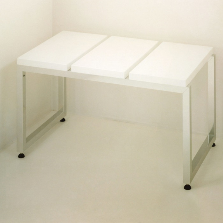 Eﬀegibi Linea Alu Скамейка 3 сегмент 81x48x Н: 45см, отделка: тик