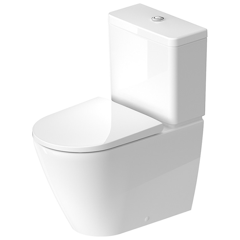 Duravit D-Neo Бачок 395х180 мм  с механизмом 2-го слива 6/3 л, подкл снизу, с WonderGliss, цвет: белый (Спец.цена из наличия)