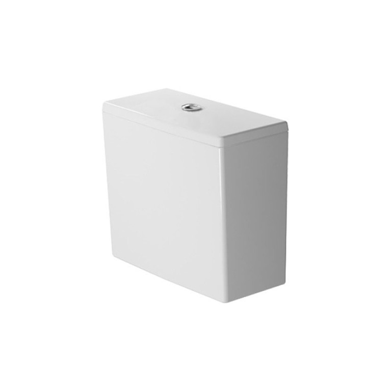 Duravit ME by Starck Бачок с механизмом двойного смыва, хром, 4,5/3 л для подключения справа или слева, 390x180мм, цвет: белый (Спец.цена из наличия)